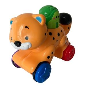 Fisher Price Amazing Animals Press & Go Cheetah Baby Toddler Toy 6-36 months